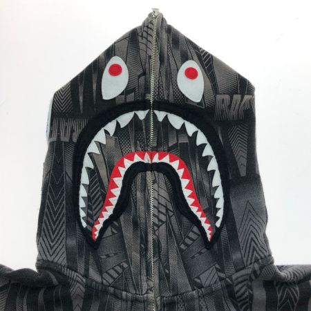  A BATHING APE アベイシングエイプ ジップパーカー Mサイズ 001ZPJ301005M グレー