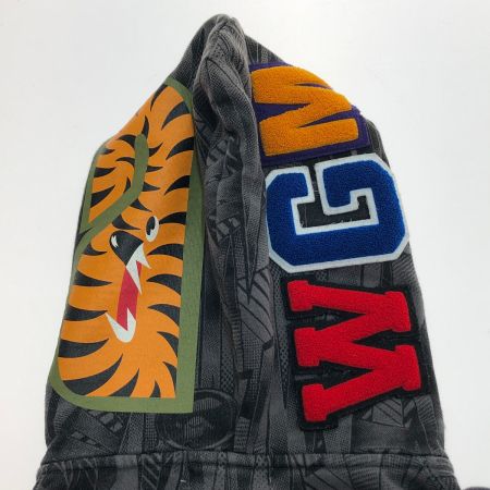  A BATHING APE アベイシングエイプ ジップパーカー Mサイズ 001ZPJ301005M グレー