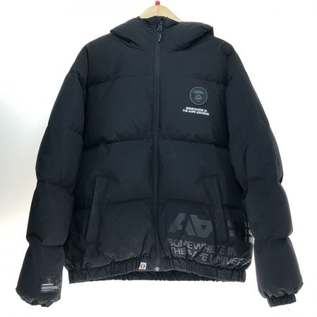  A BATHING APE アベイシングエイプ ダウンジャケット Mサイズ AAPDNM7594XXL ブラック