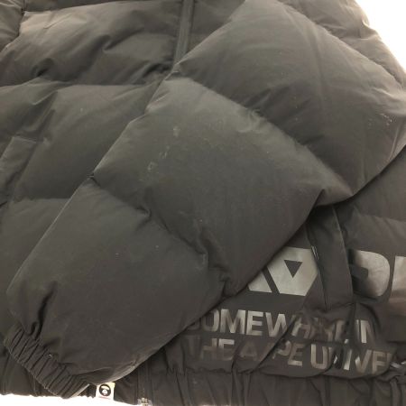  A BATHING APE アベイシングエイプ ダウンジャケット Mサイズ AAPDNM7594XXL ブラック