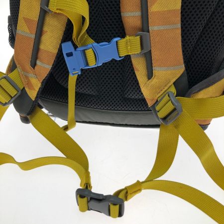  THE NORTH FACE ザノースフェイス スモールデイ キッズ リュック バッグ NMJ71653 イエロー×グレー x オレンジ x グレー