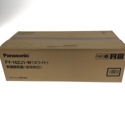 □□ Panasonic パナソニック 気調・熱交換形換気扇 壁掛熱交形 1パイプ方式 排湿形 FY-16ZJ1-W Sランク