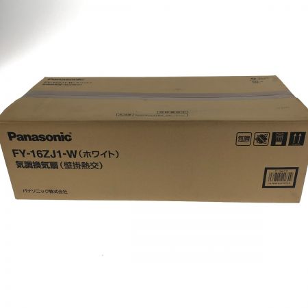  Panasonic パナソニック 気調・熱交換形換気扇 壁掛熱交形 1パイプ方式 排湿形 FY-16ZJ1-W