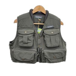 LITTLE PRESENTS リトルプレゼンツ フィッシングベスト カーキ Lサイズ 釣り フィッシング Bランク