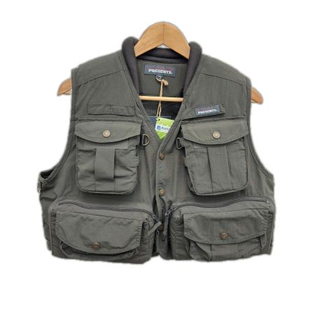 LITTLE PRESENTS リトルプレゼンツ フィッシングベスト カーキ Lサイズ 釣り フィッシング