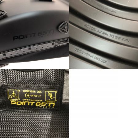  Point 65°n ボブルビー 25L ハードシェル バックパック リュック EN1621-2 ブラック