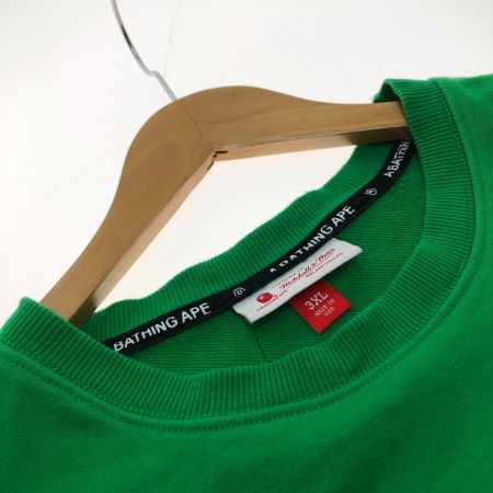  A BATHING APE アベイシングエイプ NBAコラボ スウェット トレーナー 3XLサイズ グリーン