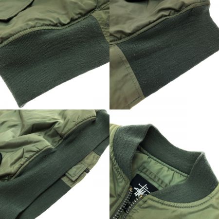  stussy ステューシー MA-1 ジャケット Mサイズ オリーブ