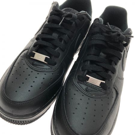  NIKE ナイキ × シュプリーム エアフォース1 ロー スニーカー 26.5cm CU9225-001 ブラック