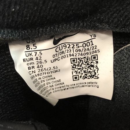  NIKE ナイキ × シュプリーム エアフォース1 ロー スニーカー 26.5cm CU9225-001 ブラック