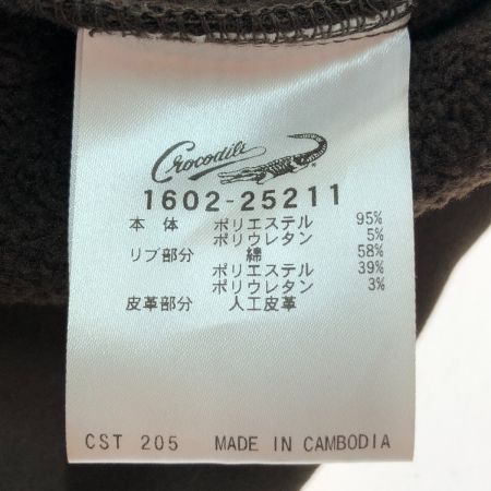  CROCODILE クロコダイル ジャケット Mサイズ 1602-25211 ブラウン