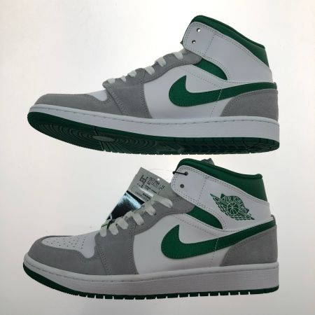  NIKE ナイキ エアジョーダン 1 MID SE 27.5cm DC-7294-103 グリーン×グレー×ホワイト