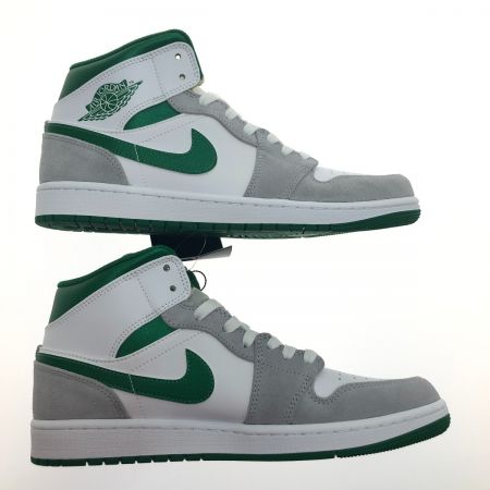  NIKE ナイキ エアジョーダン 1 MID SE 27.5cm DC-7294-103 グリーン×グレー×ホワイト