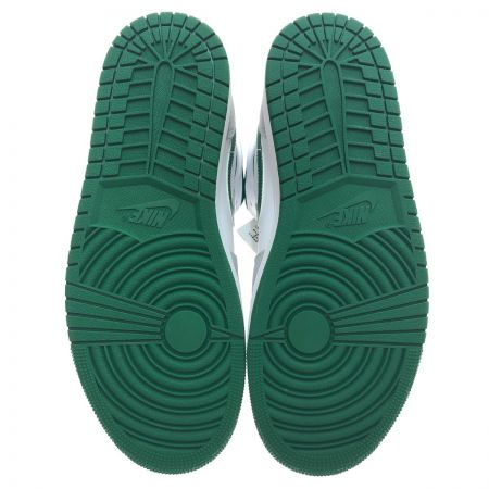  NIKE ナイキ エアジョーダン 1 MID SE 27.5cm DC-7294-103 グリーン×グレー×ホワイト