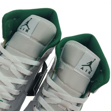 NIKE ナイキ エアジョーダン 1 MID SE 27.5cm DC-7294-103 グリーン×グレー×ホワイト