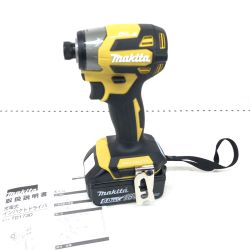 ДД MAKITA マキタ インパクトドライバ 未使用品(S) 充電池1個付 コードレス式 18v  TD173D イエロー Sランク
