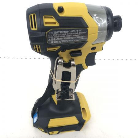 ДД MAKITA マキタ インパクトドライバ 未使用品(S) 本体のみ コードレス式 18v  TD173D イエロー