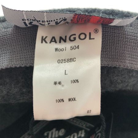  KANGOL カンゴル ハンチングキャップ Lサイズ 0258BC グレー
