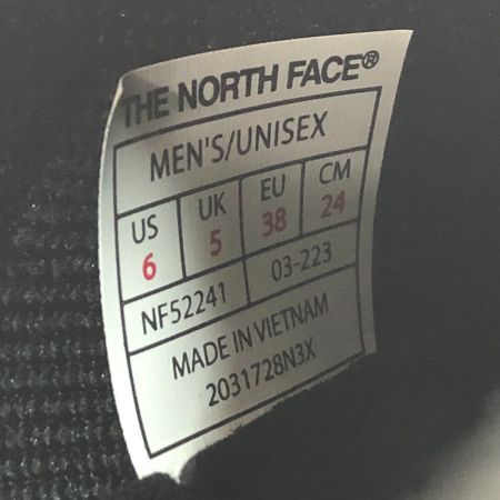  THE NORTH FACE ザノースフェイス シェルター ニット ウォーターレペレント シューズ 24cm NF52241 ブラック