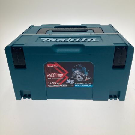  MAKITA マキタ 125mm充電式マルノコ　40v HS006GRDX