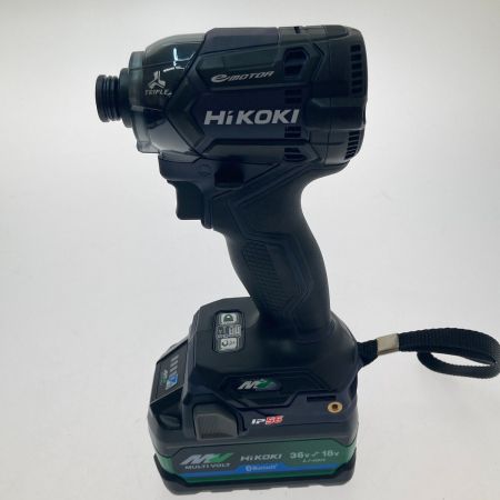  HiKOKI ハイコーキ コードレスインパクトドライバ WH36DC(2XPDSZ) ディープオーシャンブルー