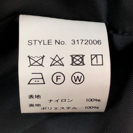  Schott ショット ダブルライダースジャケット ナイロン Lサイズ 3172006 ブラック