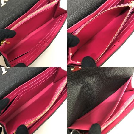  LOUIS VUITTON ルイヴィトン ポルトフォイユ・カプシーヌ ノワール 長財布 M61248 ブラック