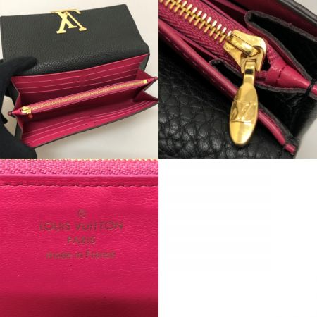  LOUIS VUITTON ルイヴィトン ポルトフォイユ・カプシーヌ ノワール 長財布 M61248 ブラック
