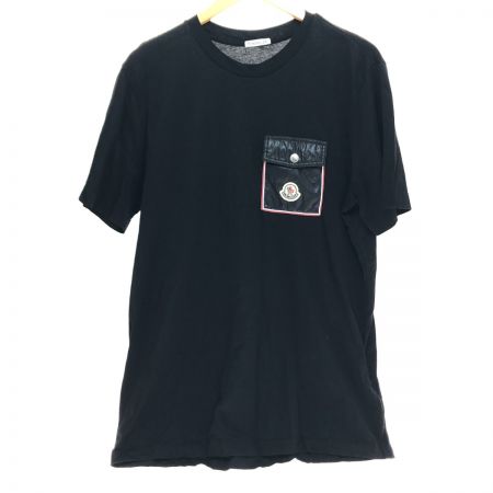  MONCLER モンクレール 半袖Tシャツ Sサイズ H10918C00048 8390Y ブラック