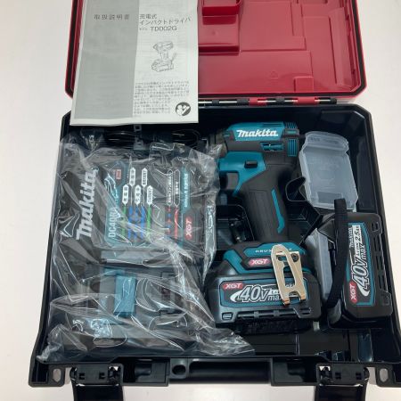  MAKITA マキタ 充電式インパクトドライバ TD002GRDX ブルー