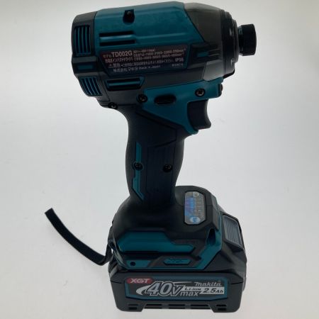  MAKITA マキタ 充電式インパクトドライバ TD002GRDX ブルー