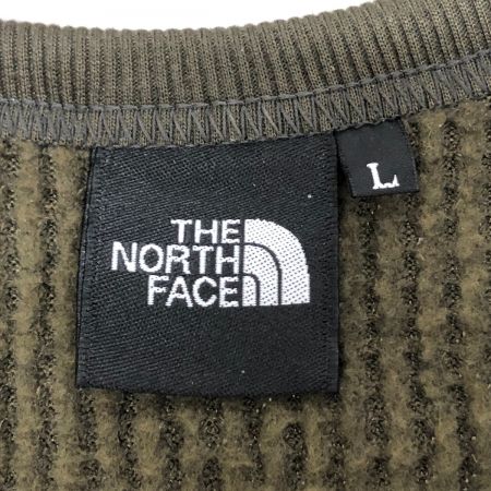  THE NORTH FACE ザノースフェイス ロングスリーブウォームワッフルクルー 長袖 Lサイズ NT62032 オリーブ