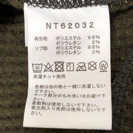  THE NORTH FACE ザノースフェイス ロングスリーブウォームワッフルクルー 長袖 Lサイズ NT62032 オリーブ