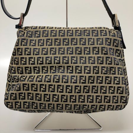  FENDI フェンディ ズッキーノ ショルダーバッグ マンマバケット ハンドバッグ 本体のみ 26325/2CH ネイビー