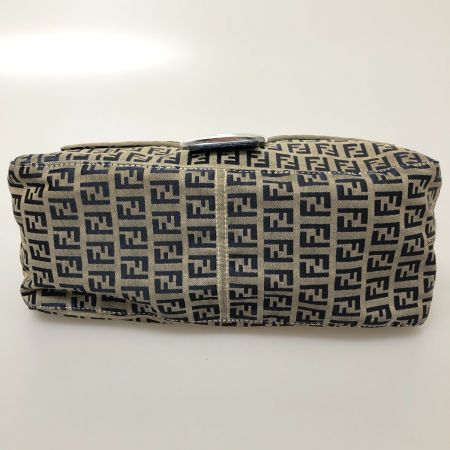  FENDI フェンディ ズッキーノ ショルダーバッグ マンマバケット ハンドバッグ 本体のみ 26325/2CH ネイビー