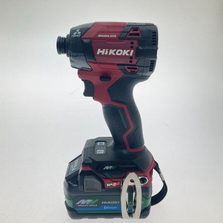  HiKOKI ハイコーキ コードレスインパクトドライバ WH36DD(2XHRSZ) レッド