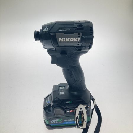  HiKOKI ハイコーキ コードレスインパクトドライバ WH36DD(2XHBSZ) ブラック