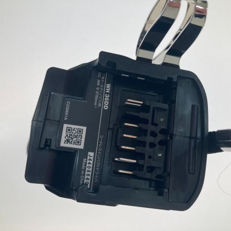  HiKOKI ハイコーキ コードレスインパクトドライバ WH36DD(2XHBSZ) ブラック