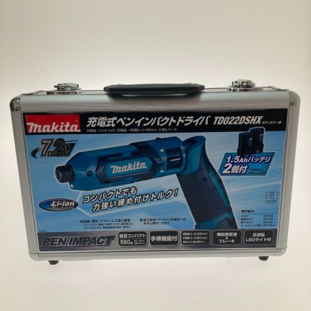  MAKITA マキタ 充電式ペンインパクトドライバ TD022DSHX ブルー