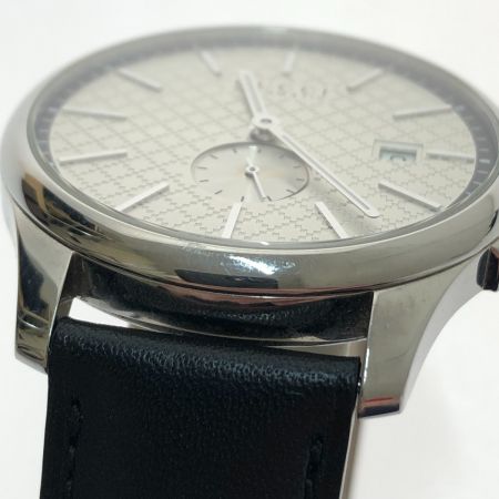  GUCCI グッチ 腕時計 G-タイムレス コレクション 自動巻き YA126313 シルバー x ブラック