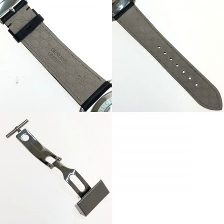  GUCCI グッチ 腕時計 G-タイムレス コレクション 自動巻き YA126313 シルバー x ブラック