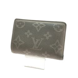 □□ LOUIS VUITTON ルイヴィトン 二つ折り財布 マヒナ ポルトフォイユ クレア 本体のみ M83075 ベージュ系 Cランク