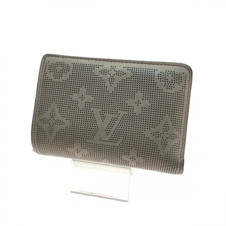  LOUIS VUITTON ルイヴィトン 二つ折り財布 マヒナ ポルトフォイユ クレア 本体のみ M83075 ベージュ系