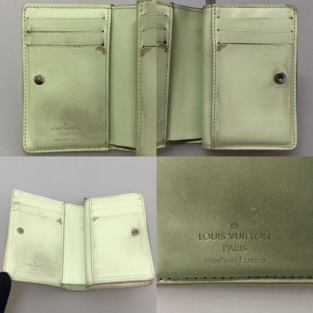  LOUIS VUITTON ルイヴィトン 二つ折り財布 マヒナ ポルトフォイユ クレア 本体のみ M83075 ベージュ系