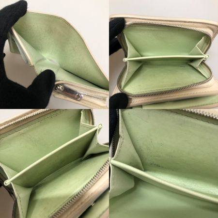  LOUIS VUITTON ルイヴィトン 二つ折り財布 マヒナ ポルトフォイユ クレア 本体のみ M83075 ベージュ系