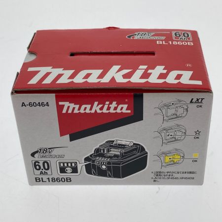  MAKITA マキタ バッテリー　6.0Ah　18V BL1860B