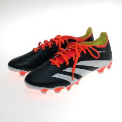 □□ adidas アディダス プレデター 24 LEAGUE Low HG/AG サッカーシューズ 27cm 本体のみ IG7725 ブラック x ホワイト Bランク