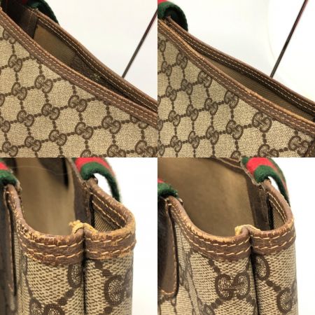  GUCCI グッチ オールドグッチ シェリーライン トートバッグ 本体のみ 40.02.003 ブラウン