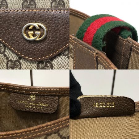  GUCCI グッチ オールドグッチ シェリーライン トートバッグ 本体のみ 40.02.003 ブラウン