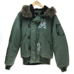 □□ Hysteric Glamour ヒステリックグラマー ミリタリージャケット Lサイズ 02193AB08 オリーブ Bランク